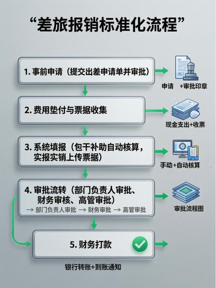 差旅费用报销流程